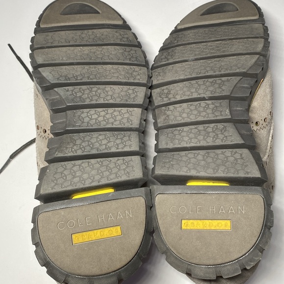 Cole Haan Men’s Wingtip Oxford Shoe Size 10.5 Suede Grey Grandzero Lace Ups - Picture 10 of 10